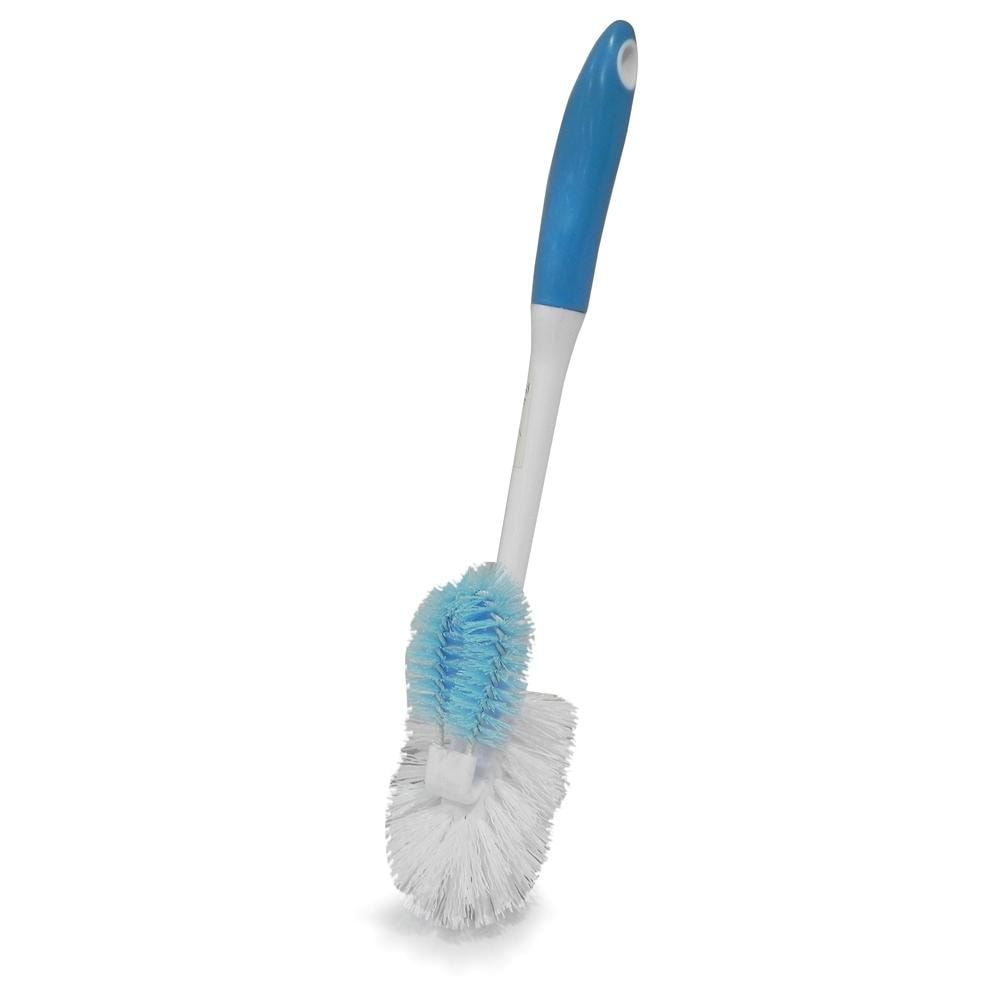 Toilet Brush Only White & Sky Blue